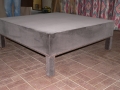 habillage d'une table basse suivant le goût du client
